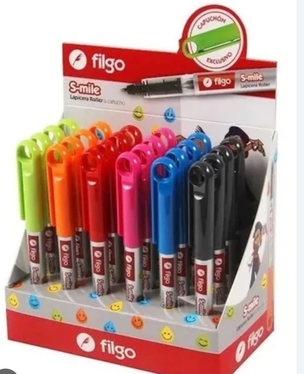 Lapicera roller Filgo con cartucho