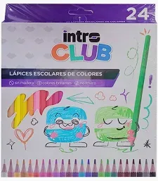 Lápices colores x24 Intro club