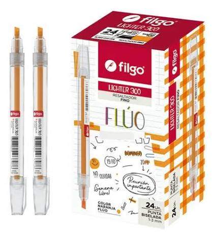 Resaltador Filgo 300 lighter rosa o naranja