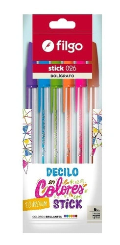 Lapicera Stick color 