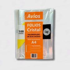 Folios cristal A4 x10 uni