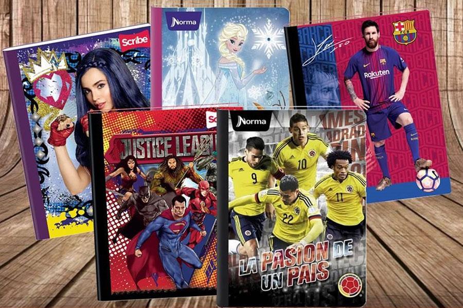 Cuaderno personajes 